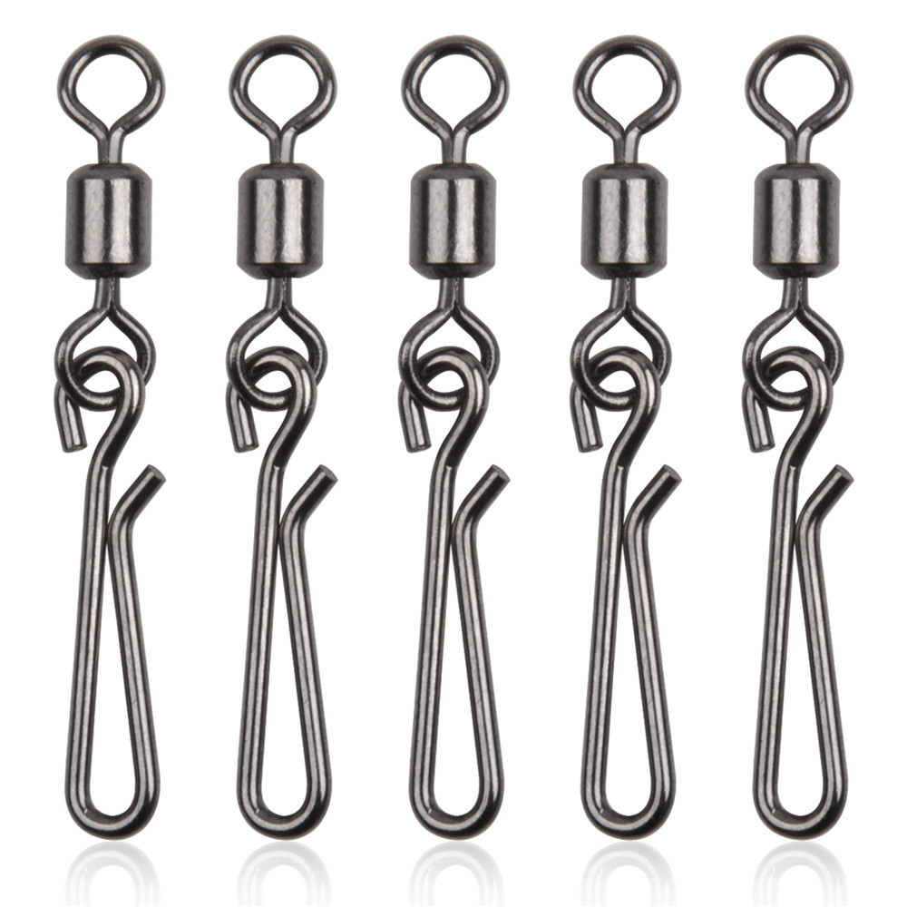 Fishing Hook Stainless Steel - 30 Món Bass Cán Xoay Nhanh