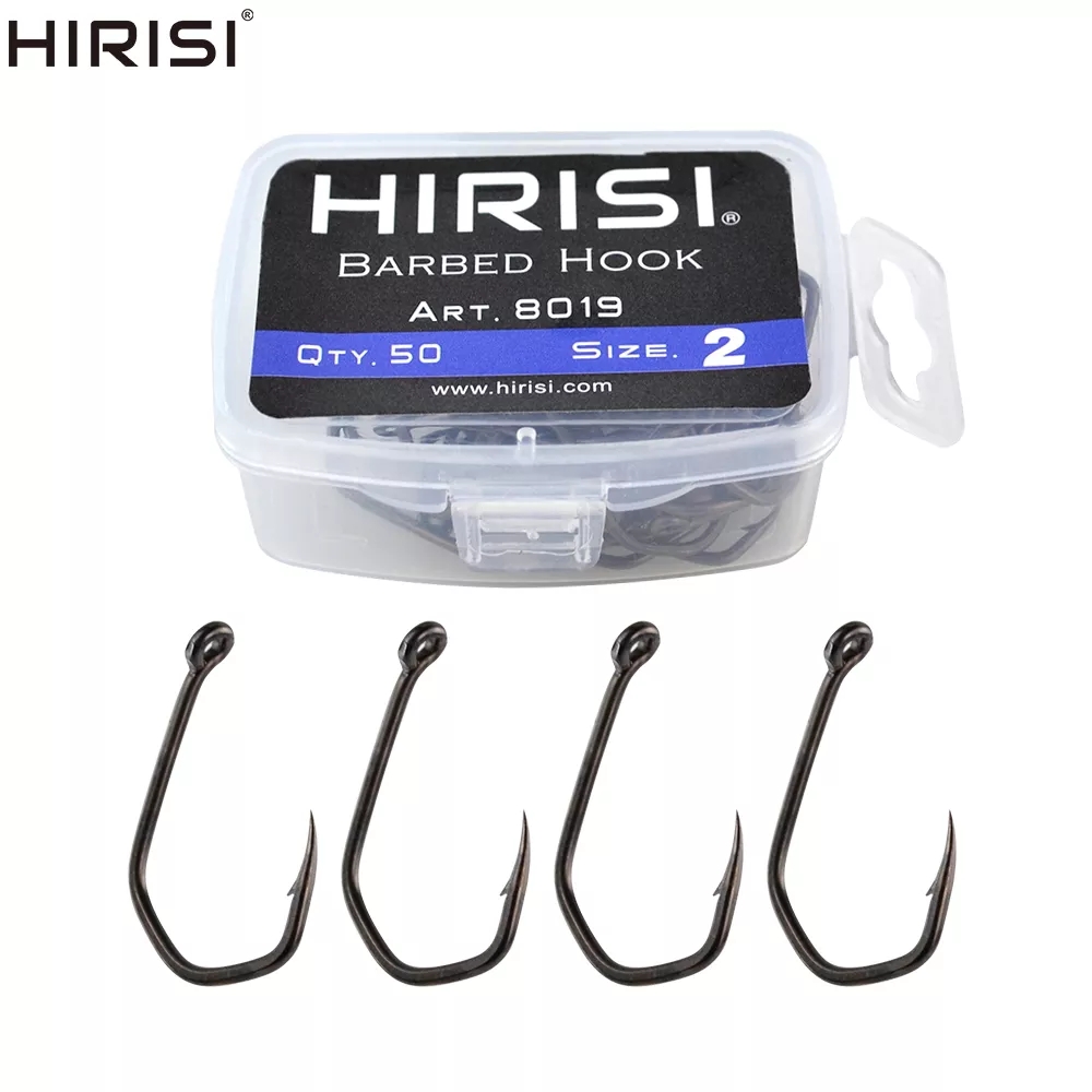 Fishing Hook Offset - Bộ 50 Cá Chép Móc Câu