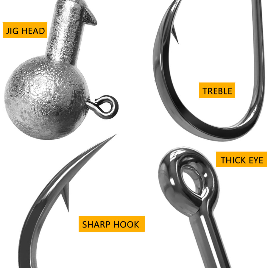 1g 2g 3g 4g 5g 10g 20g 22g 25g - đánh giá và giá Fishing Hook Offset