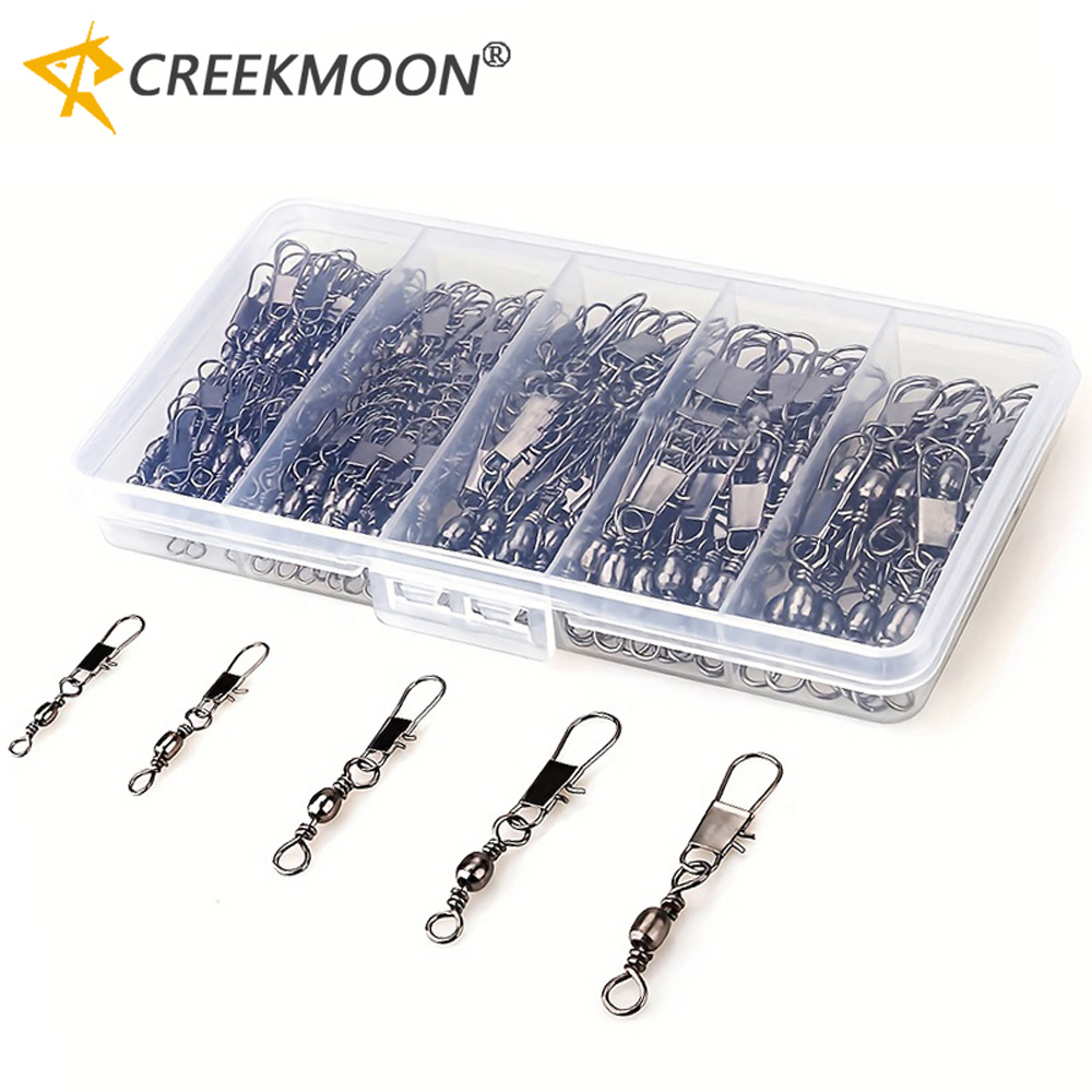 100Pcs/Lot 4#6#8#10#12# Swivel - đánh giá và giá Fishing Hook Stainless Steel