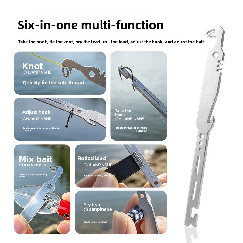 QAJTAO 4 Pieces 6-in-1 Stainle - đánh giá và giá Fishing Hook Sharpener